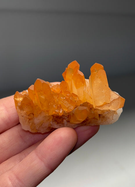 Tangerine Quartz from Diamantina, Brazil