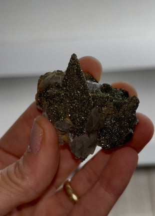 Brushy Creek Dragon Calcite with Chalcopyrite