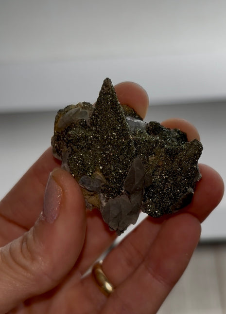 Brushy Creek Dragon Calcite with Chalcopyrite