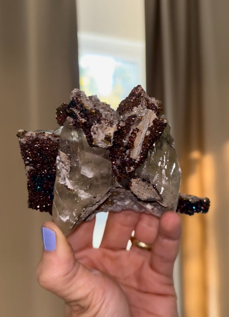 Angel Wings 🪽🪽Calcite, Chalcopyrite from Sweetwater mine