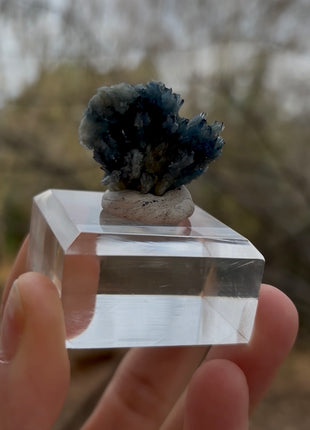 Blue Barite - From Cavnic mine, Romania
