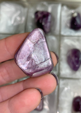 High Grade Flashy Lepidolite Lot - 12 Pieces !