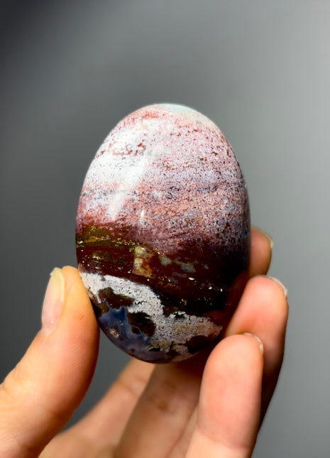 Pink Ocean Jasper Palmstone