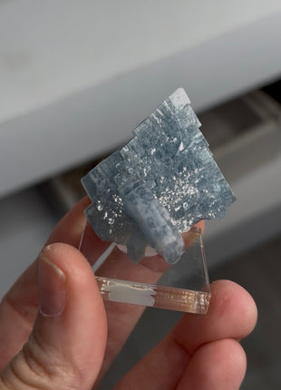 Tabular Blue Barite - From San Simon mine, Spain