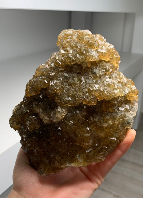 Huge Yellow Fluorite - From Spain