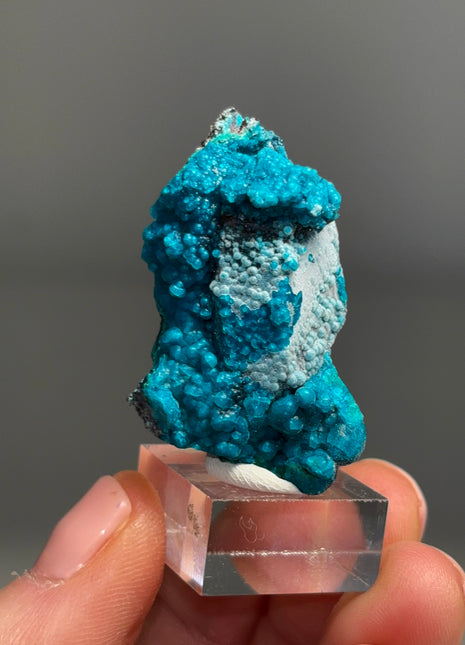 Quartz with Blue Chrysocolla