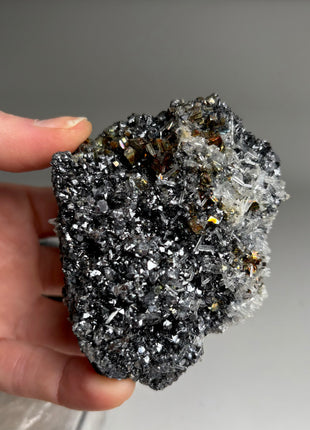 6 Pieces ! High Grade Pyrite with Sphalerite, Needle Quartz Lot