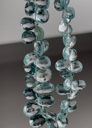 Elegant Blue Aquamarine Necklace NE042