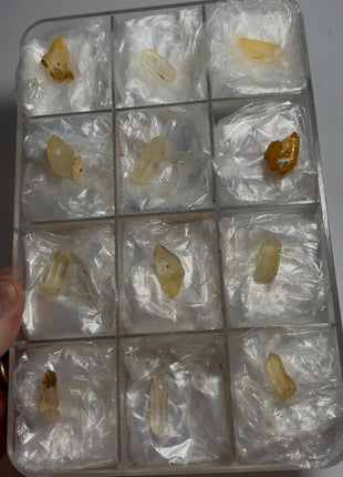 12 Pieces ! Iridescent Golden Quartz Lot 🌈 from Switzerland