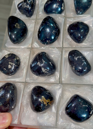 12 Pieces ! Metallic Blue Covellite Lot