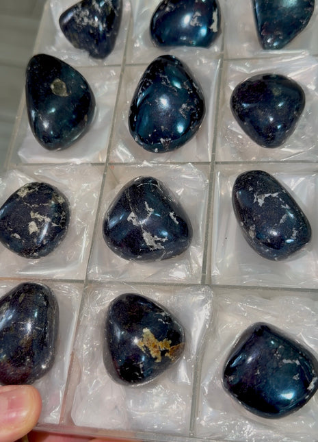 12 Pieces ! Metallic Blue Covellite Lot