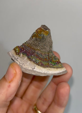 Spectropyrite Specimen from Volga River, Russia 🌈