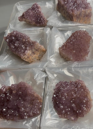 6 Pieces ! Elestial Pink Amethyst Lot From Alacam Mine