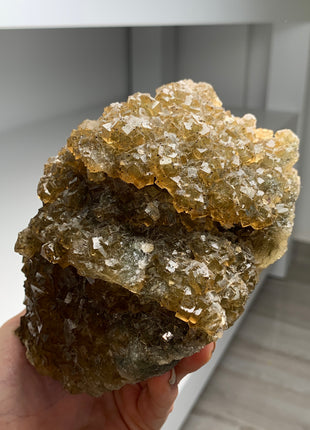 Huge Yellow Fluorite - From Spain