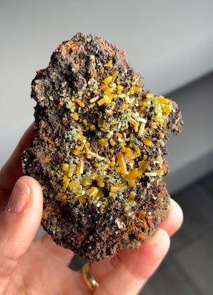 Wulfenite with Mimetite from Ojuela mine
