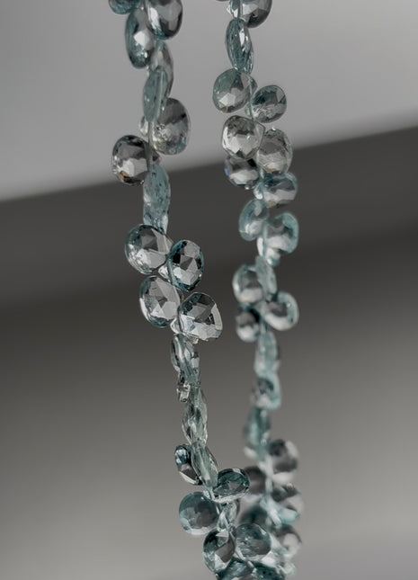 Elegant Blue Aquamarine Necklace NE045