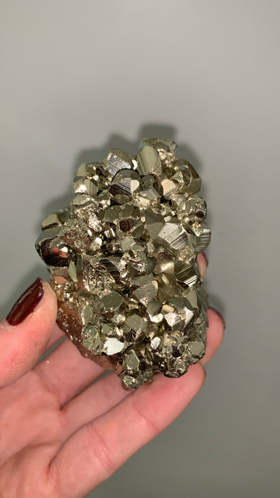 Pyrite Crystals- 263 Grams ! From Huanzala, Peru