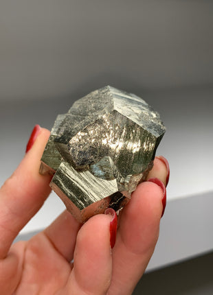 High Grade Pentadodecahedral Pyrite from Huanzala, Peru