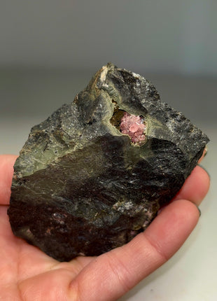 Pink Rhodocrosite in Cavity from Mexico