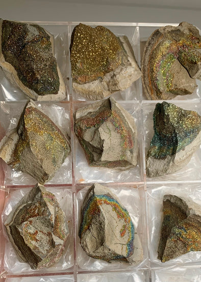 Rainbow Chalcopyrite Lot - 9 Pieces 🌈