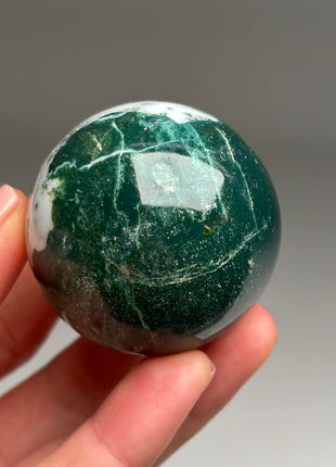 Green Moss Agate Sphere