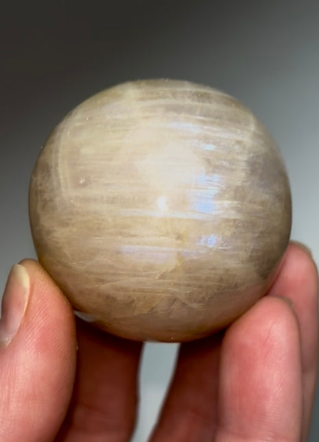 Flashy Rainbow Moonstone Sphere