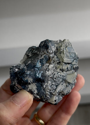 Metallic Blue Sphalerite Specimen