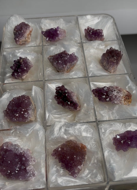 12 Pieces ! Amethyst Lot From Alacam Mine