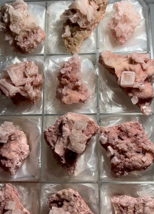 12 Pieces ! Pink Halite Lot