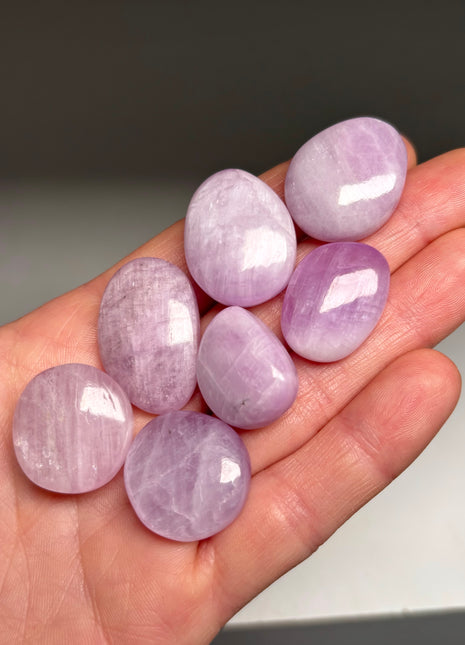 Beautiful Pink Kunzite Lot, 7 Pieces