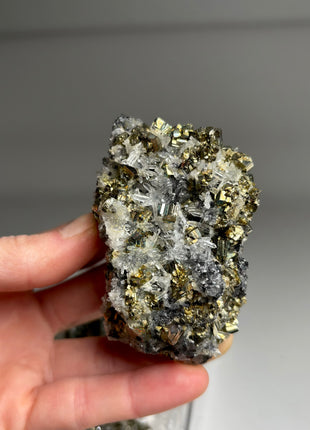 6 Pieces ! High Grade Pyrite with Needle Quartz Lot