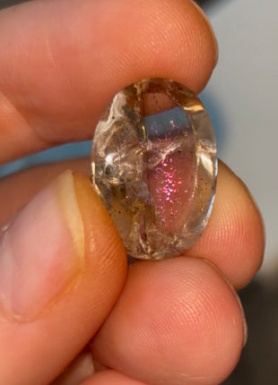Firey Pink 💖 Gem Covellite in Quartz PM0869