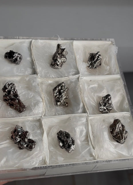 9 Pieces ! Campo del Cielo Meteorite Lot