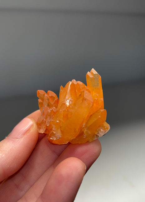 Tangerine Quartz from Diamantina, Brazil