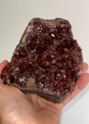 Bright Red Quartz with Hematite PM0548