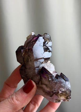 Elestial Smoky Amethyst Scepter - From Chibuku mine, Zimbabwe