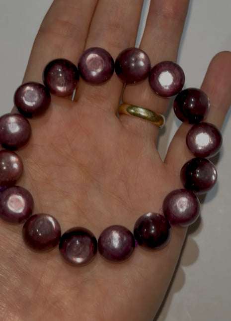 Wow !! Chatoyant Lepidolite Bracelet