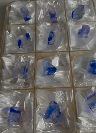 Blue Halite Specimens lot - 12 Pieces !
