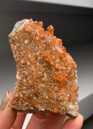 Gemmy Orange Quartz from Saxrönningen, Sweden 🇸🇪