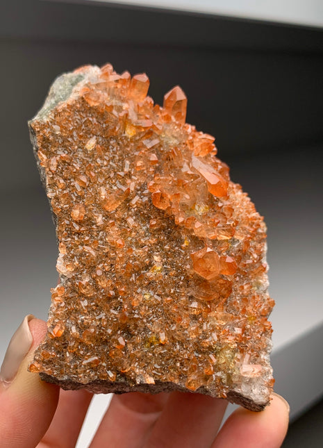 Gemmy Orange Quartz from Saxrönningen, Sweden 🇸🇪