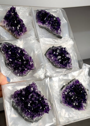 6 Pieces ! High Grade Amethyst Lot from Uruguay