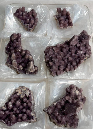 6 Pieces ! Bubblegum Amethyst Lot !