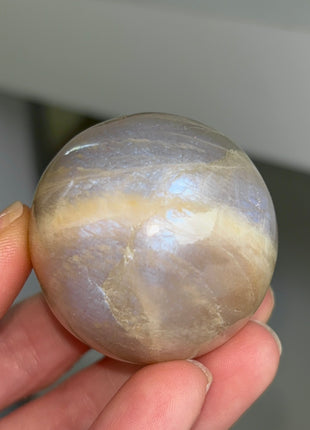 Flashy Rainbow Moonstone Sphere