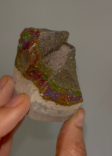 Spectropyrite Specimen from Volga River, Russia 🌈