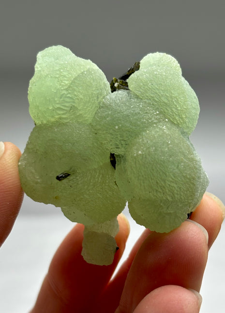 New ! Green Prehnite with Epidote - From Mali
