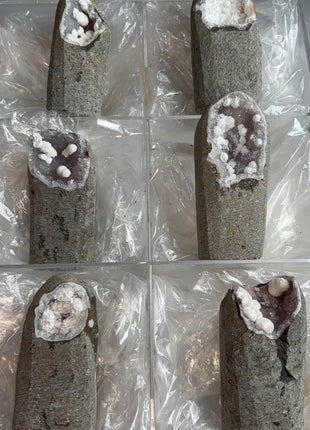 6 Piece Lot ! Okenite Geodes