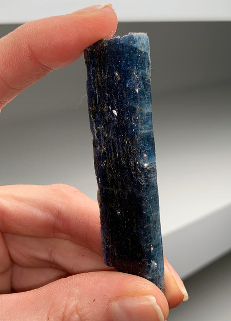 Rich Blue Kyanite with Mica - From Zambia - 23 Pieces