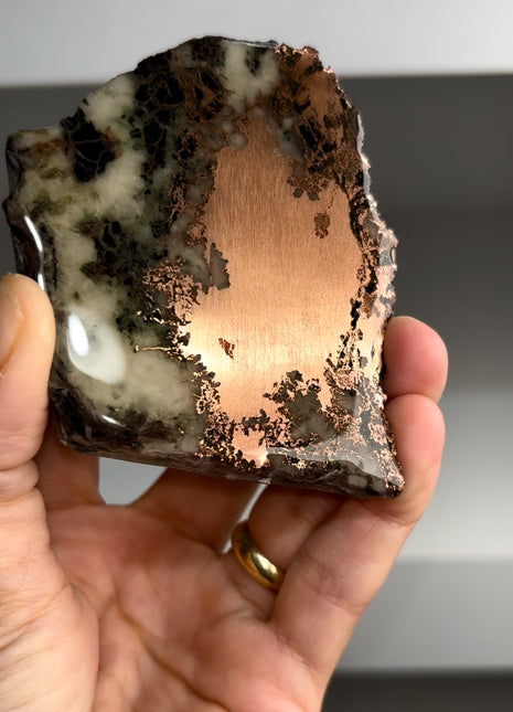 Copper Ore Slab - From Keweenaw Peninsula, Michigan