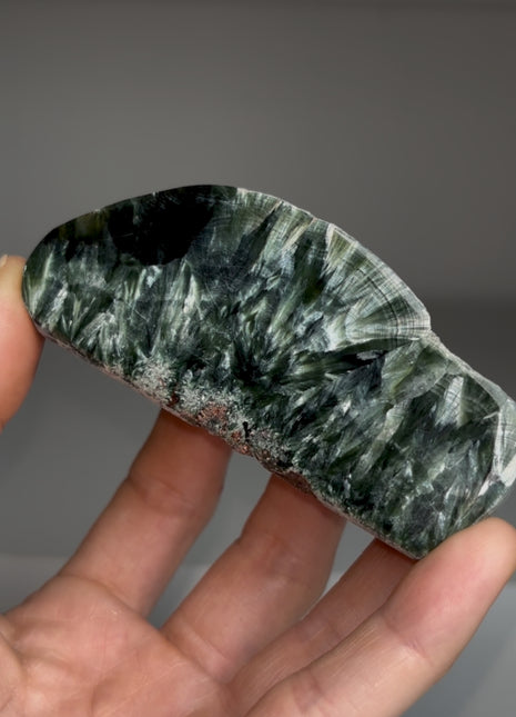 High Grade Green Seraphinite