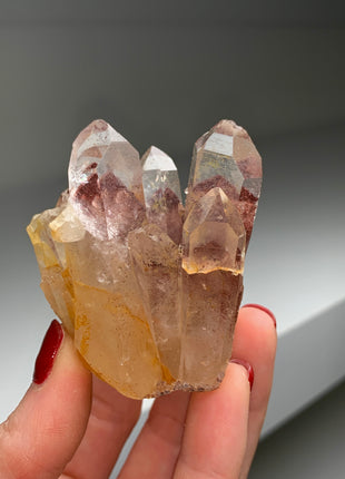 Sunset Hyaline Quartz with Great Phantoms # PM0203